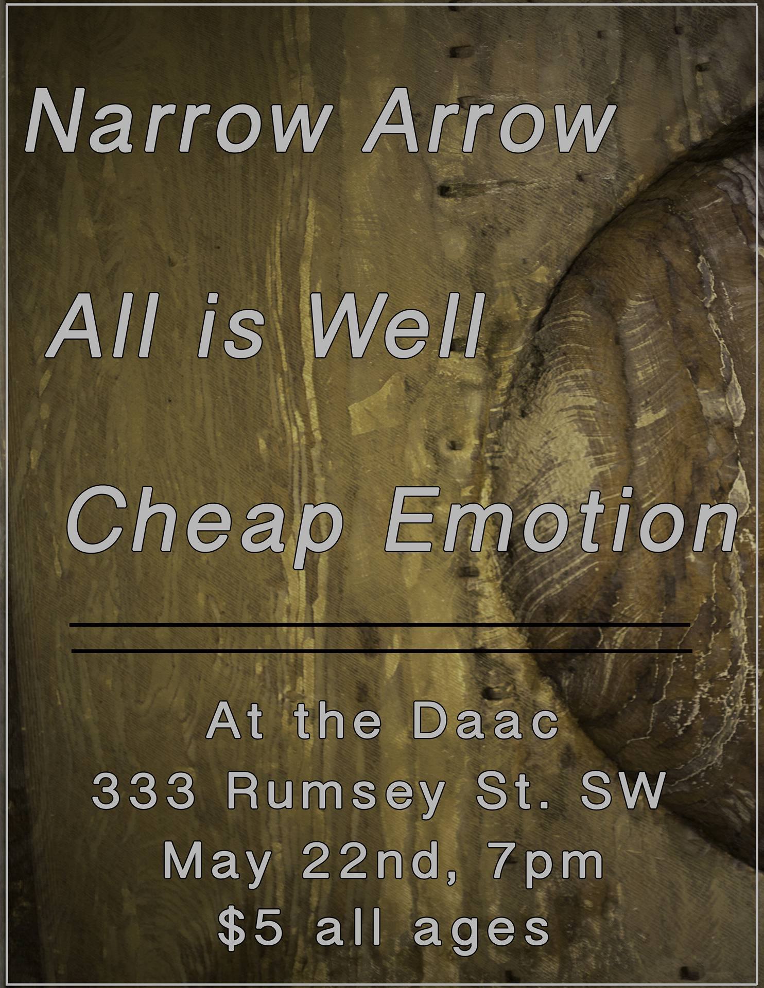 Narrow Arrow, Cheap Emotion, All Is Well