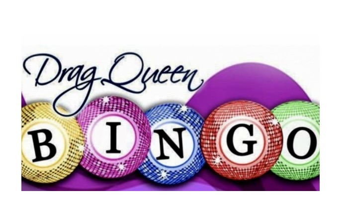 Drag Queen BINGO, spelled in part with BINGO chips