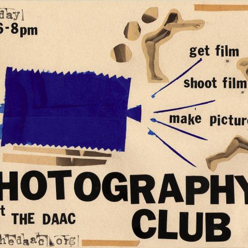 Collage cutouts of a projector, and divers diving