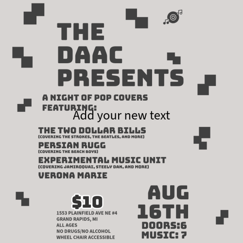 The DAAC Presents A Night Of Pop And Rock Covers 